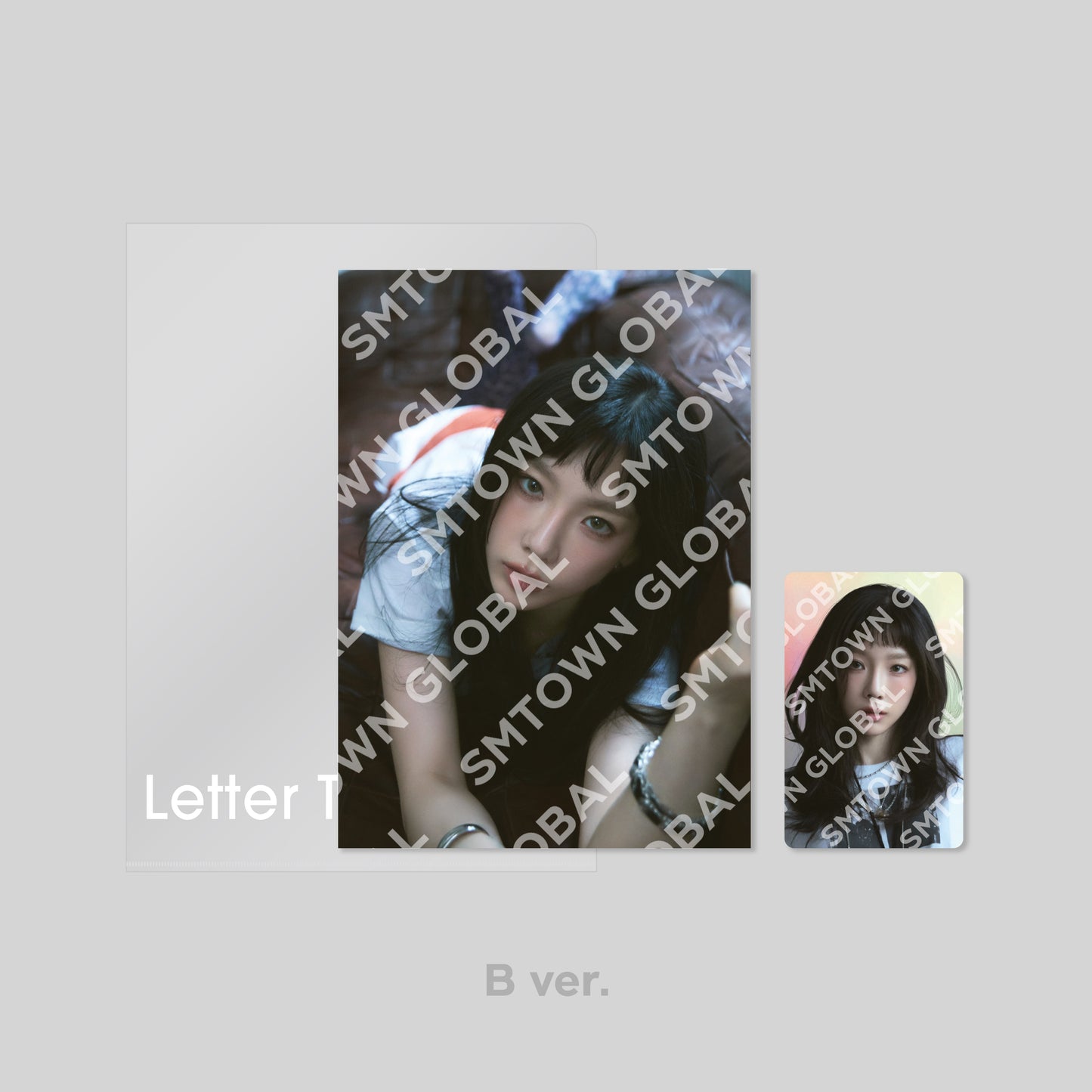 POSTCARD + HOLOGRAM PHOTO CARD SET - TAEYEON 'Letter To Myself - The 6th Mini Album' MD