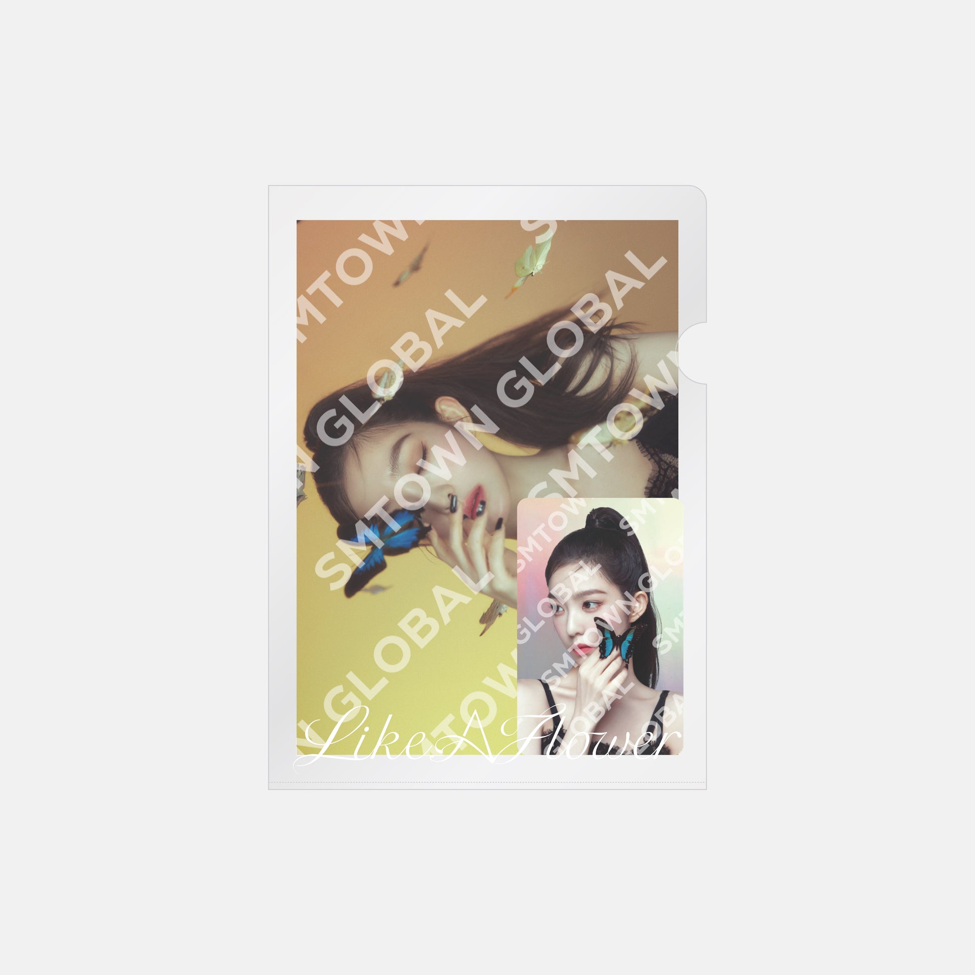 POSTCARD + HOLOGRAM PHOTO CARD SET - IRENE 'Like A Flower - The 1st Mini Album' MD