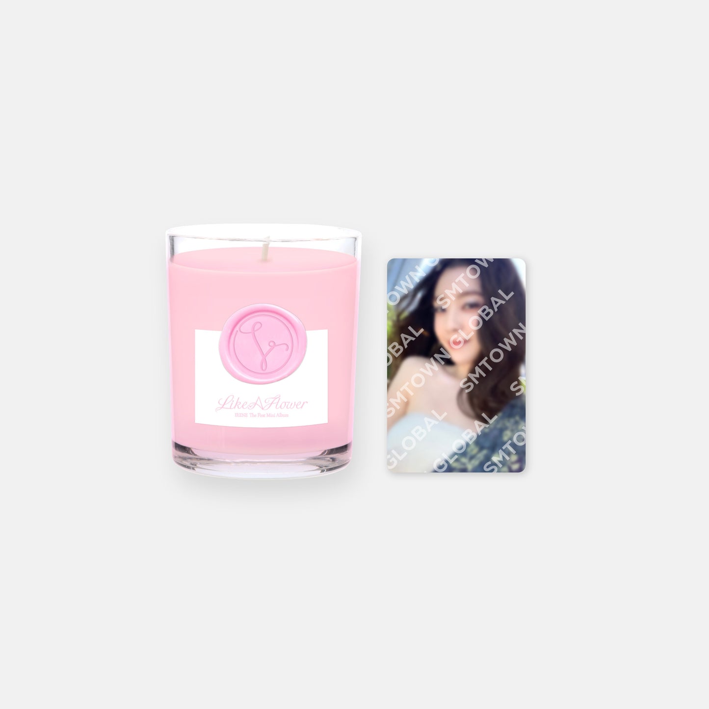 SECRET MESSAGE CANDLE SET - IRENE 'Like A Flower - The 1st Mini Album' MD