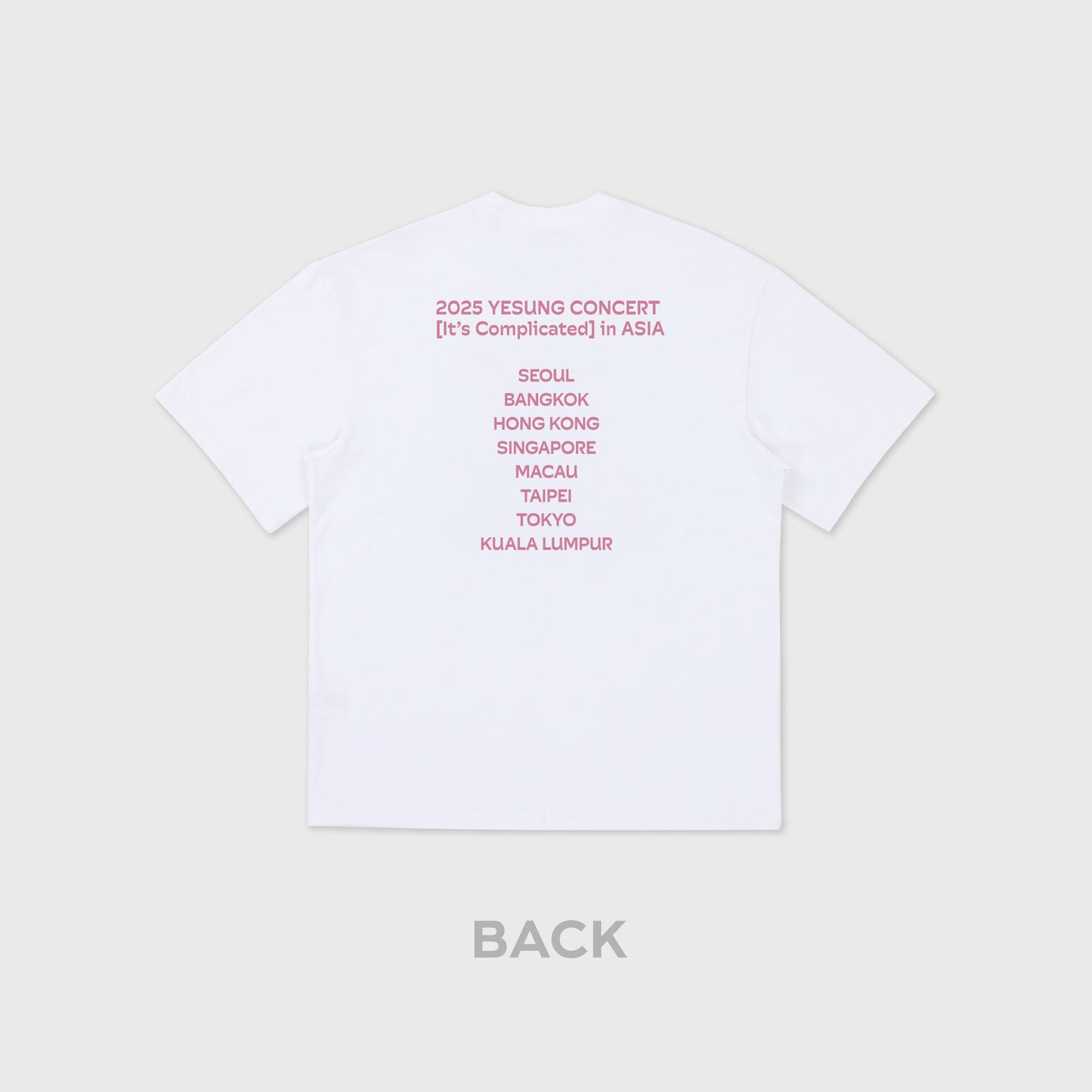 T-SHIRT SET [A ver.] - 2025 YESUNG CONCERT [It’s Complicated] MD