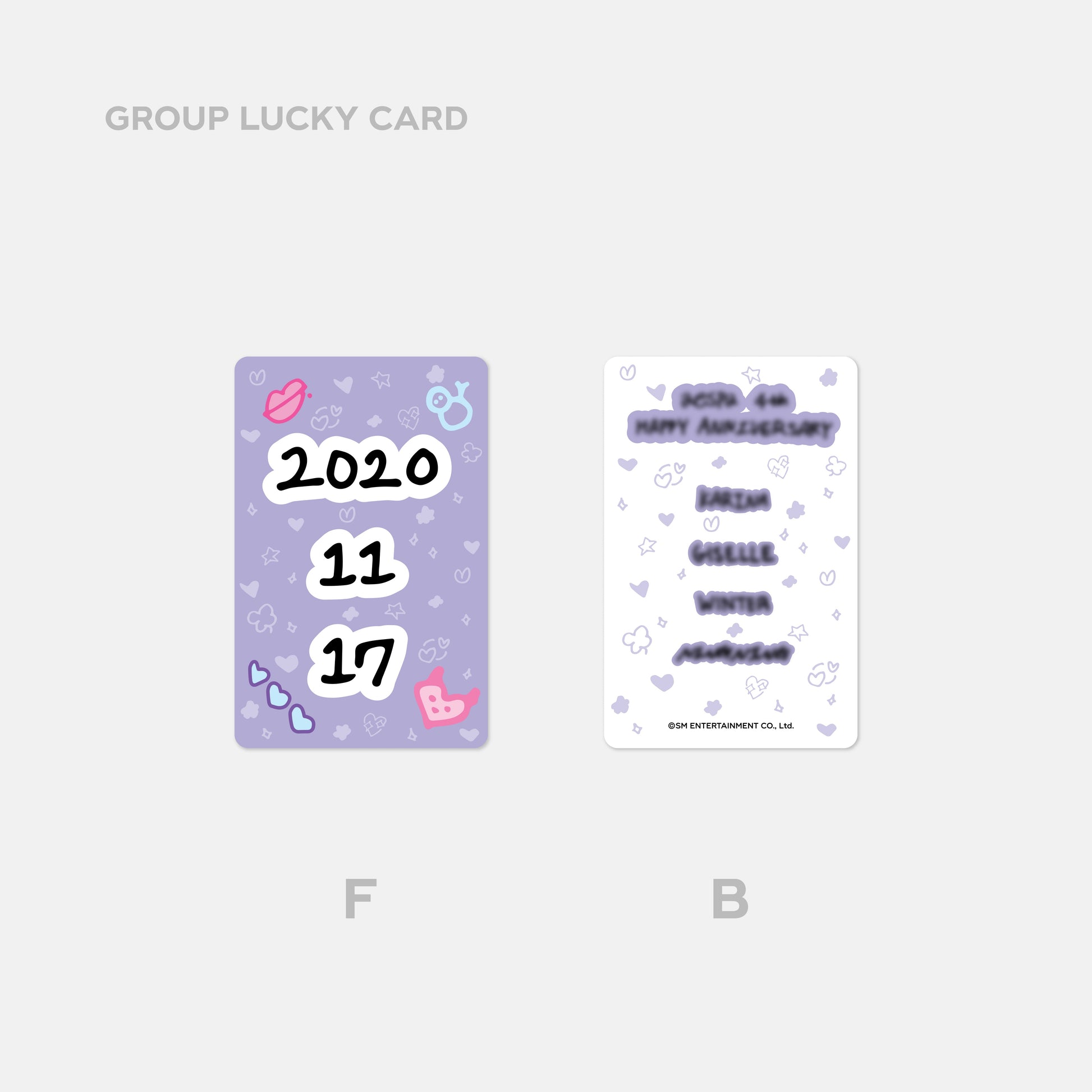 LUCKY CARD SET - aespa 4th Anniversary MD