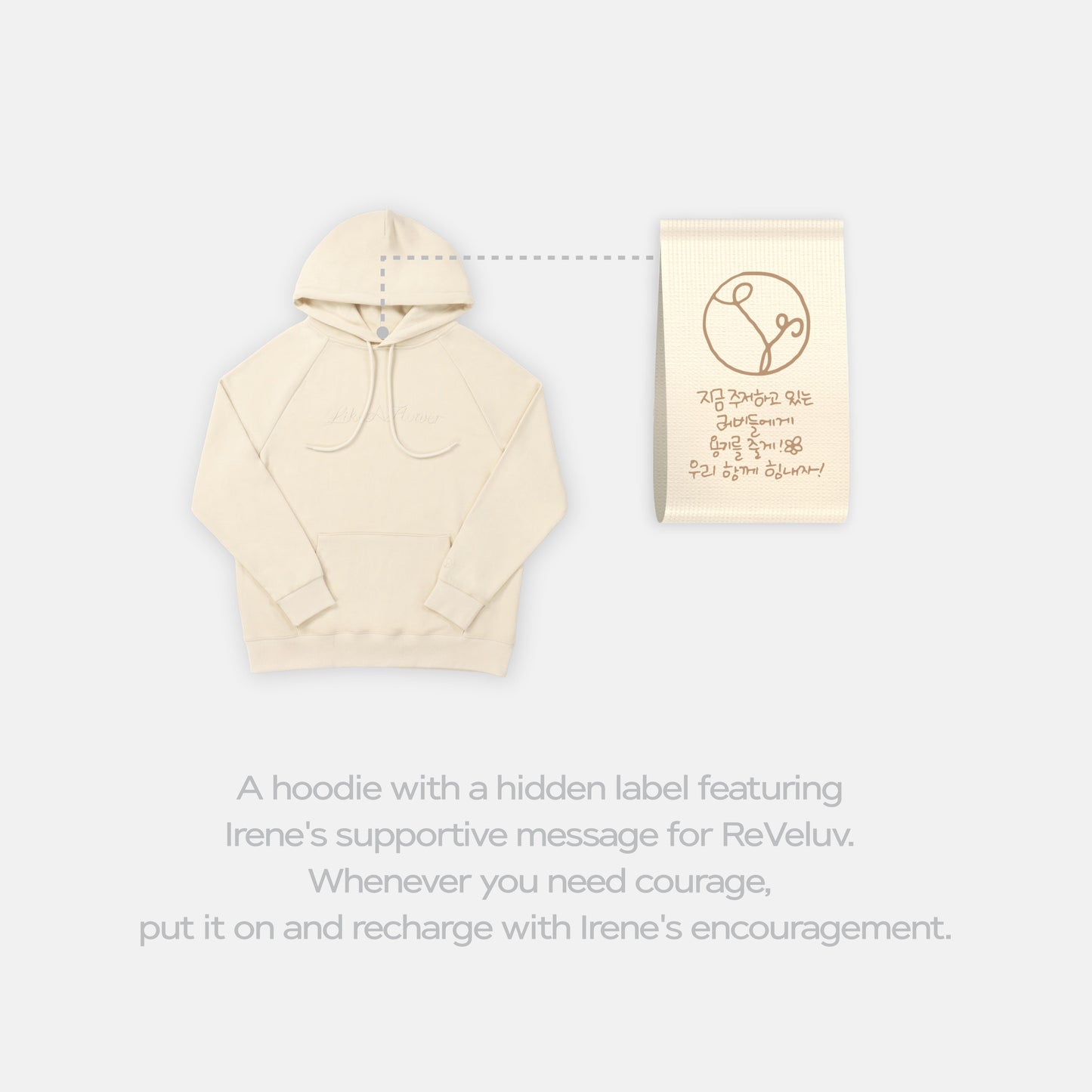 SECRET MESSAGE HOODIE SET - IRENE 'Like A Flower - The 1st Mini Album' MD