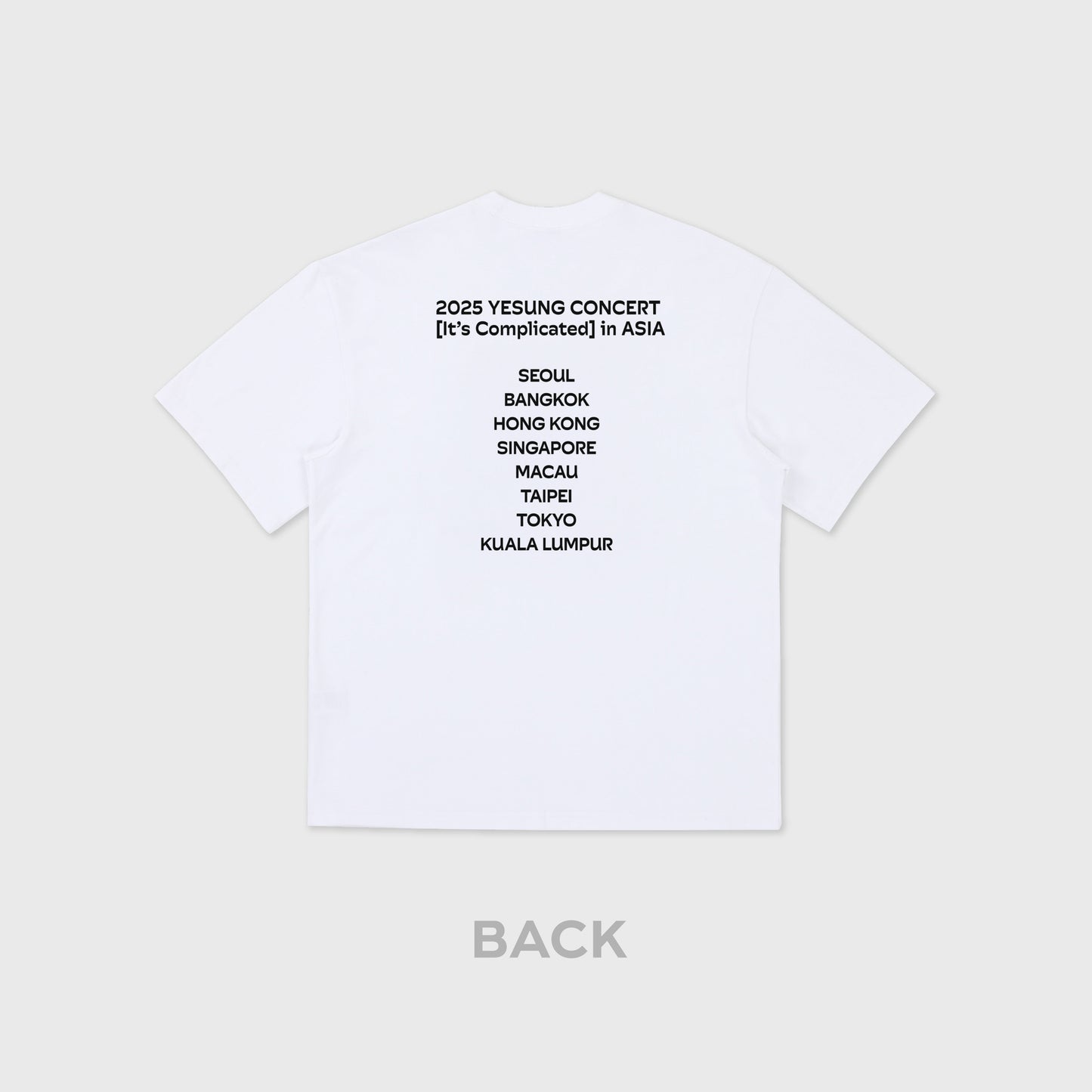 T-SHIRT SET [B ver.] - 2025 YESUNG CONCERT [It’s Complicated] MD