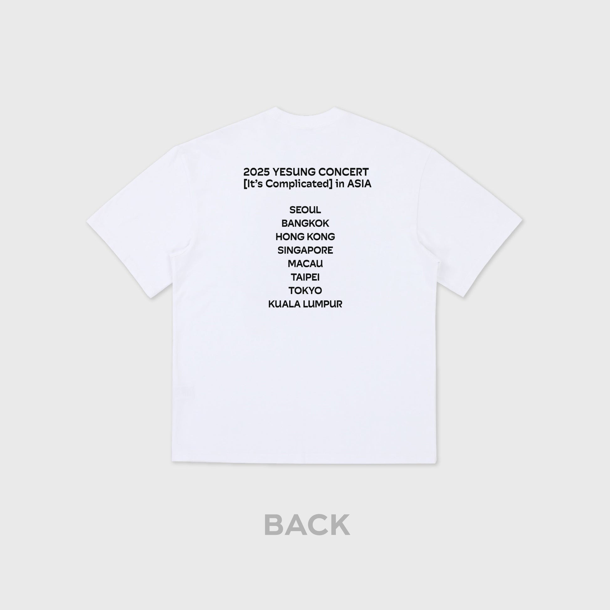 T-SHIRT SET [B ver.] - 2025 YESUNG CONCERT [It’s Complicated] MD
