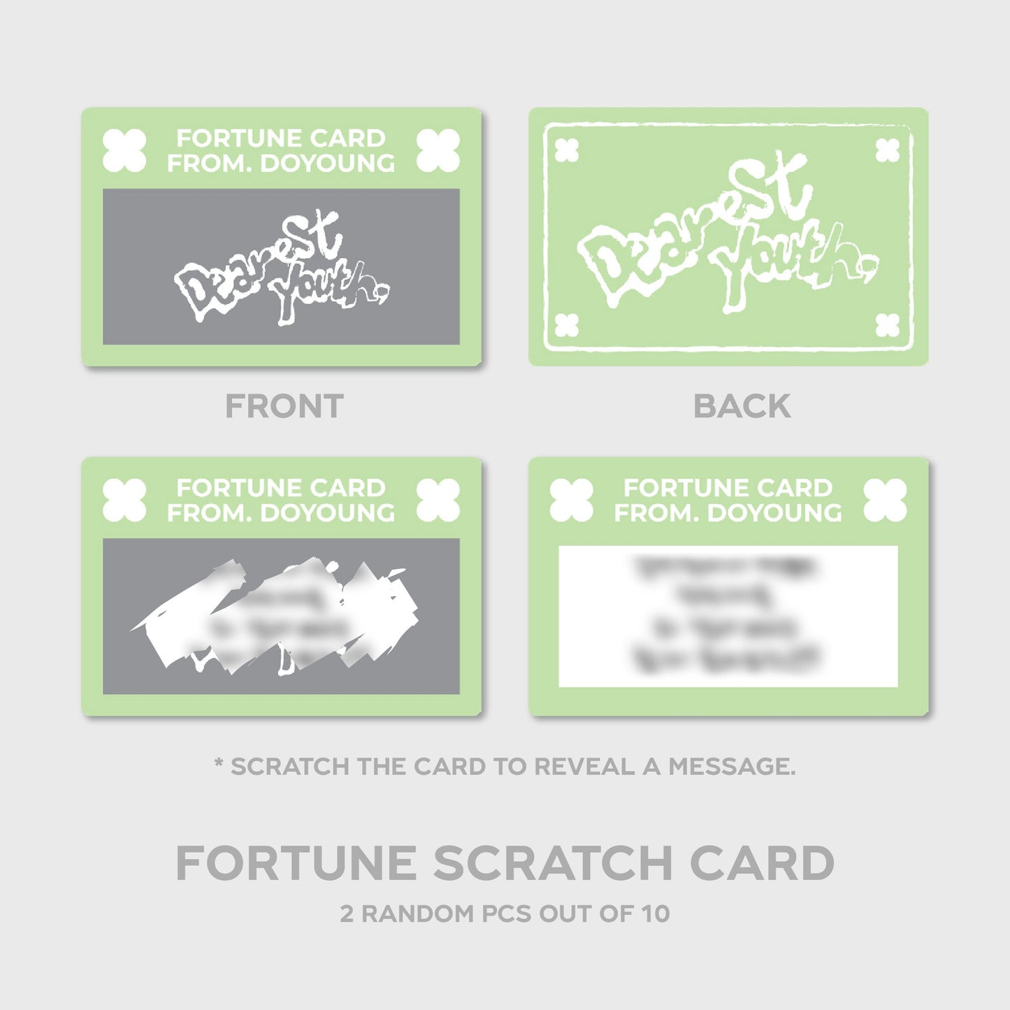 FORTUNE SCRATCH CARD SET - 2024 DOYOUNG CONCERT [ Dearest Youth, ] MD