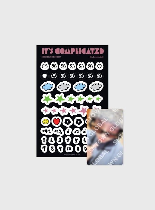 PHOTO CARD DECO STICKER SET - 2025 YESUNG CONCERT [It’s Complicated] MD