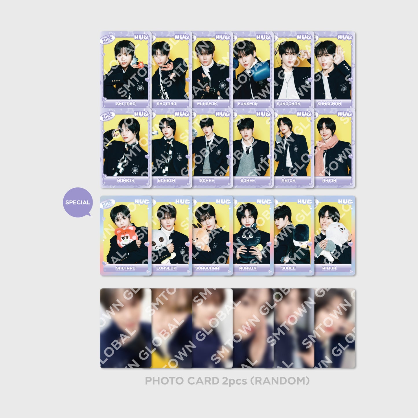 RANDOM TRADING CARD SET [RIIZE ver.] - RIIZE 'HUG' SPECIAL MD