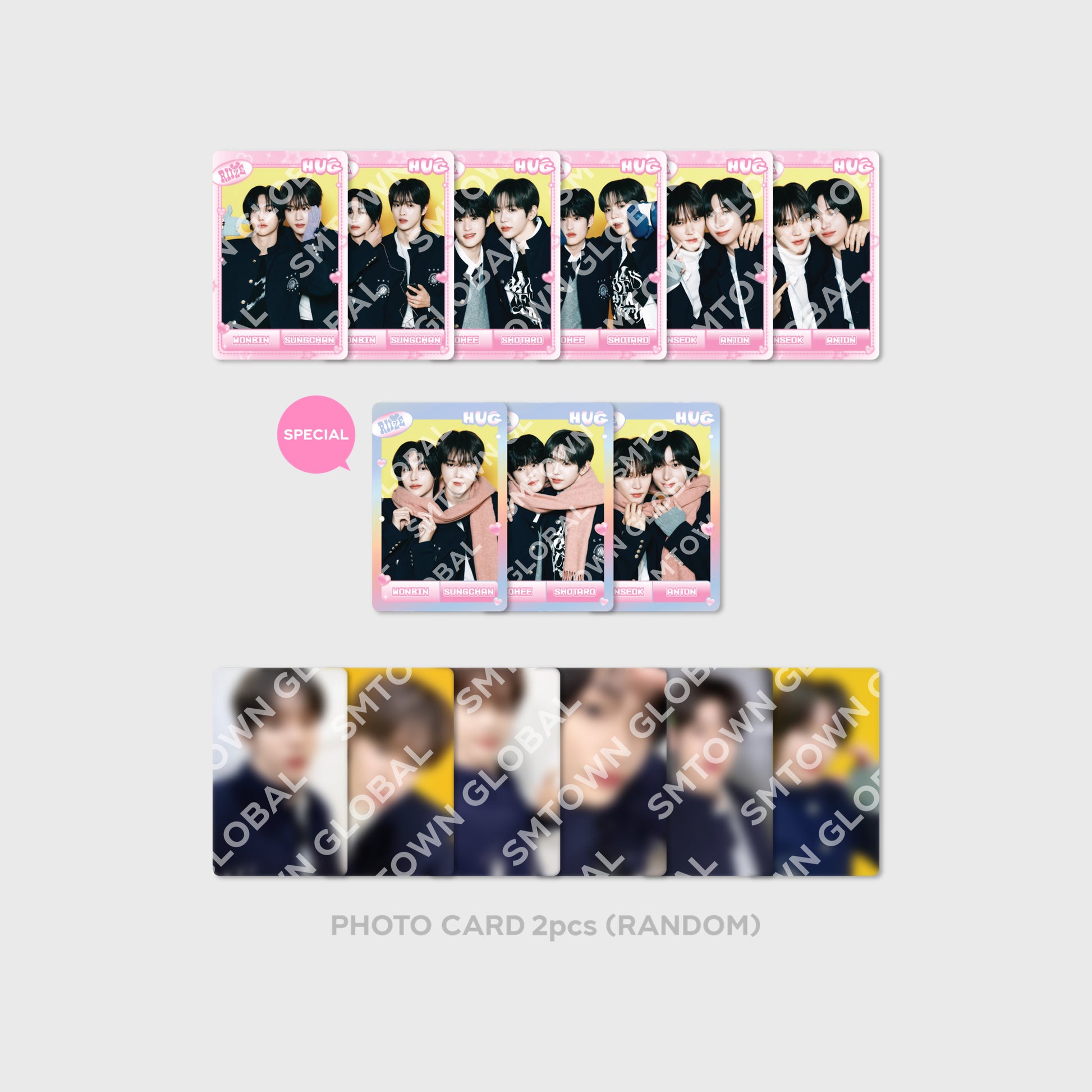 RANDOM TRADING CARD SET [HUG ver.] - RIIZE 'HUG' SPECIAL MD