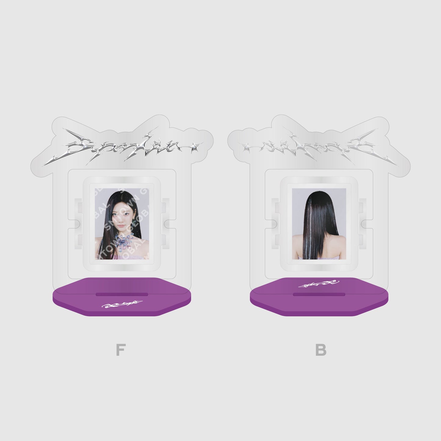 MINI ACRYLIC TURNING STAND SET - aespa 'Armageddon : The Mystery Circle' POP-UP MD