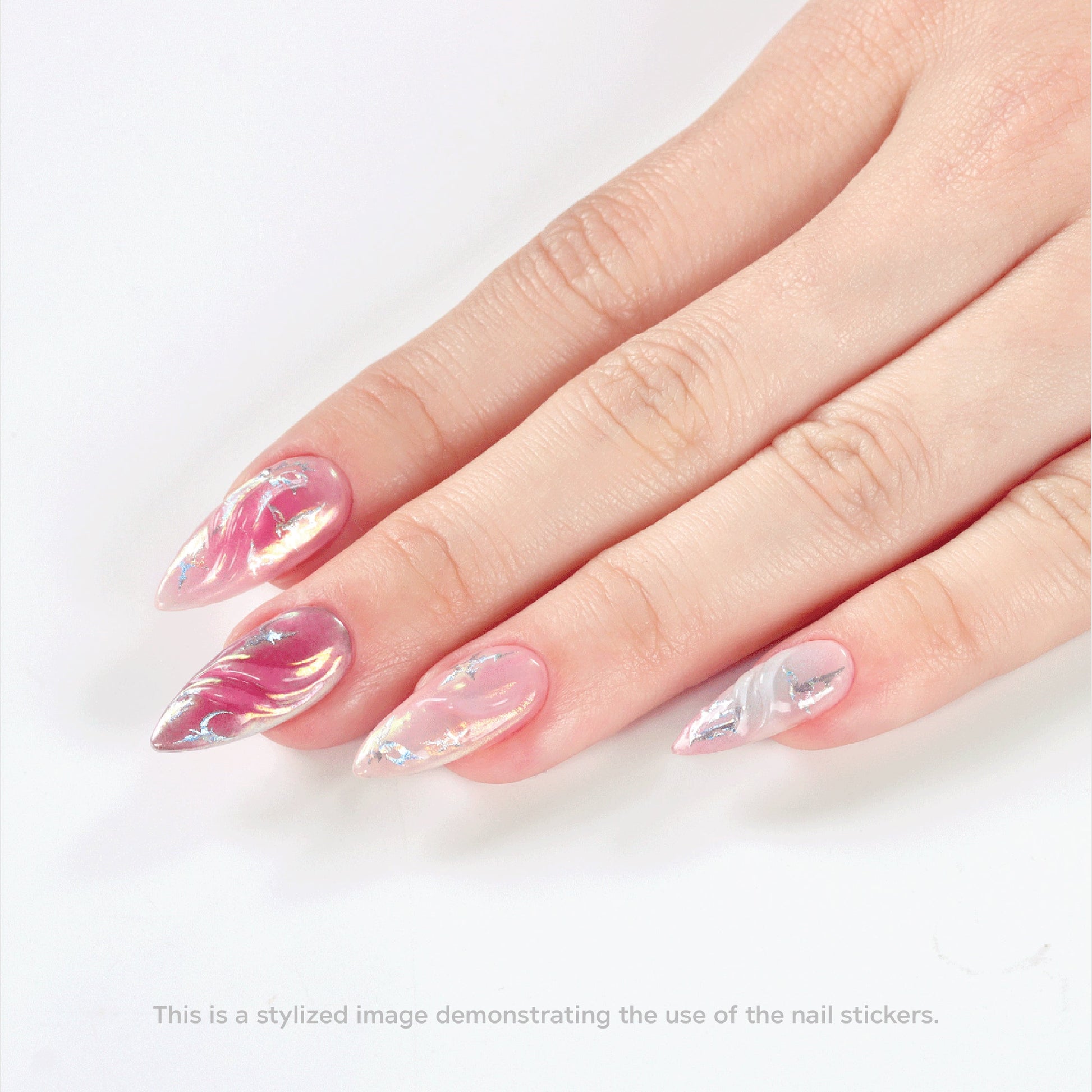 NAIL POINT STICKER SET - aespa 'Armageddon : The Mystery Circle' POP-UP MD
