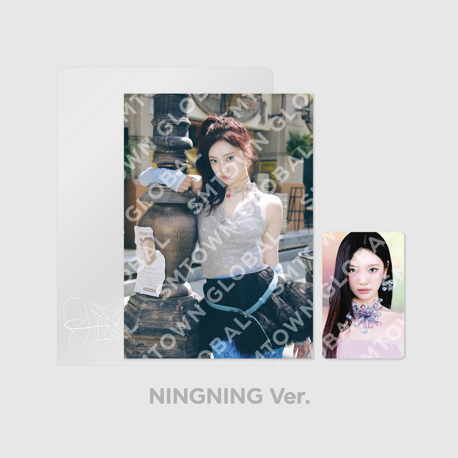 POSTCARD + HOLOGRAM PHOTO CARD SET - aespa 'Armageddon : The Mystery Circle' POP-UP MD