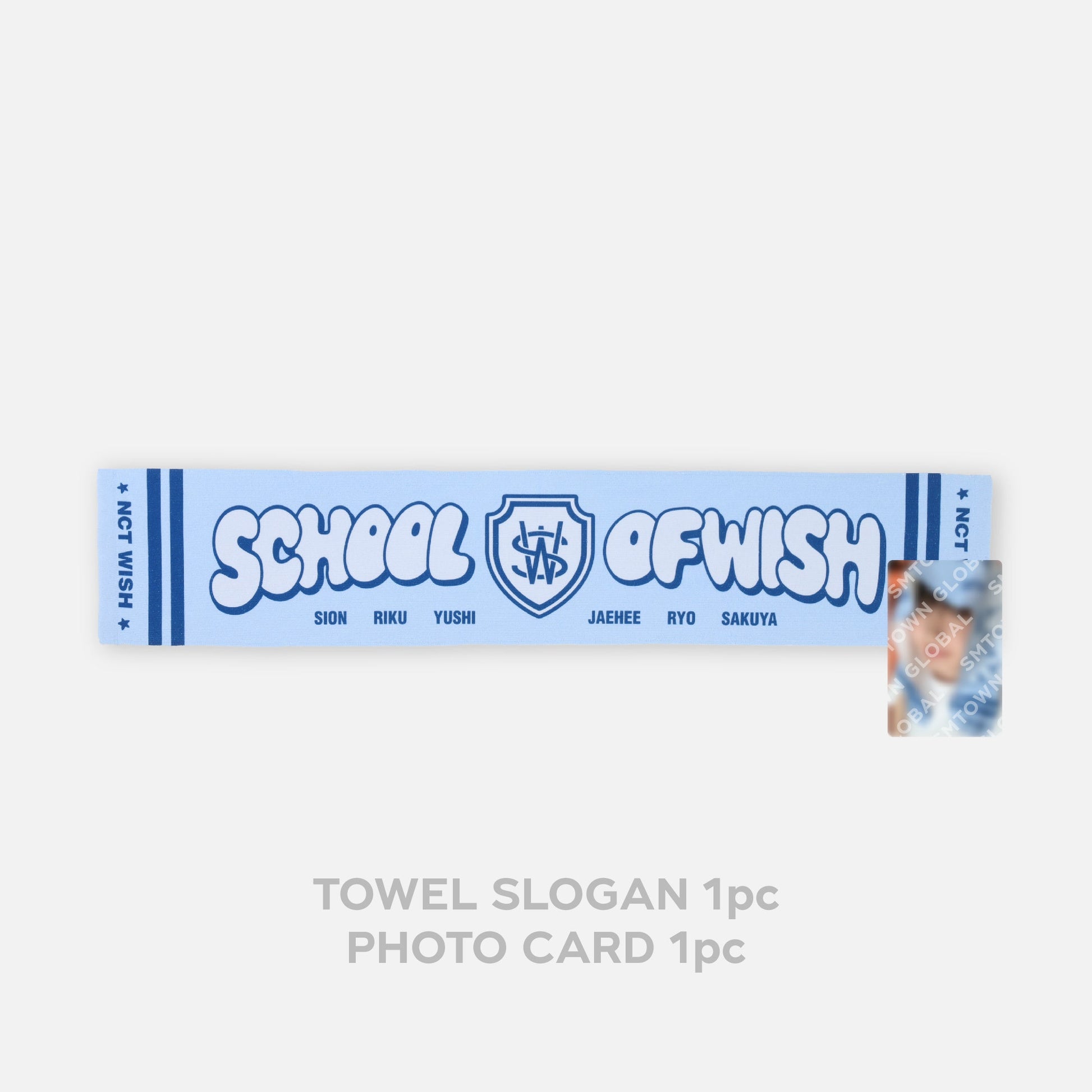 TOWEL SLOGAN SET - NCT WISH : SCHOOL of WISH