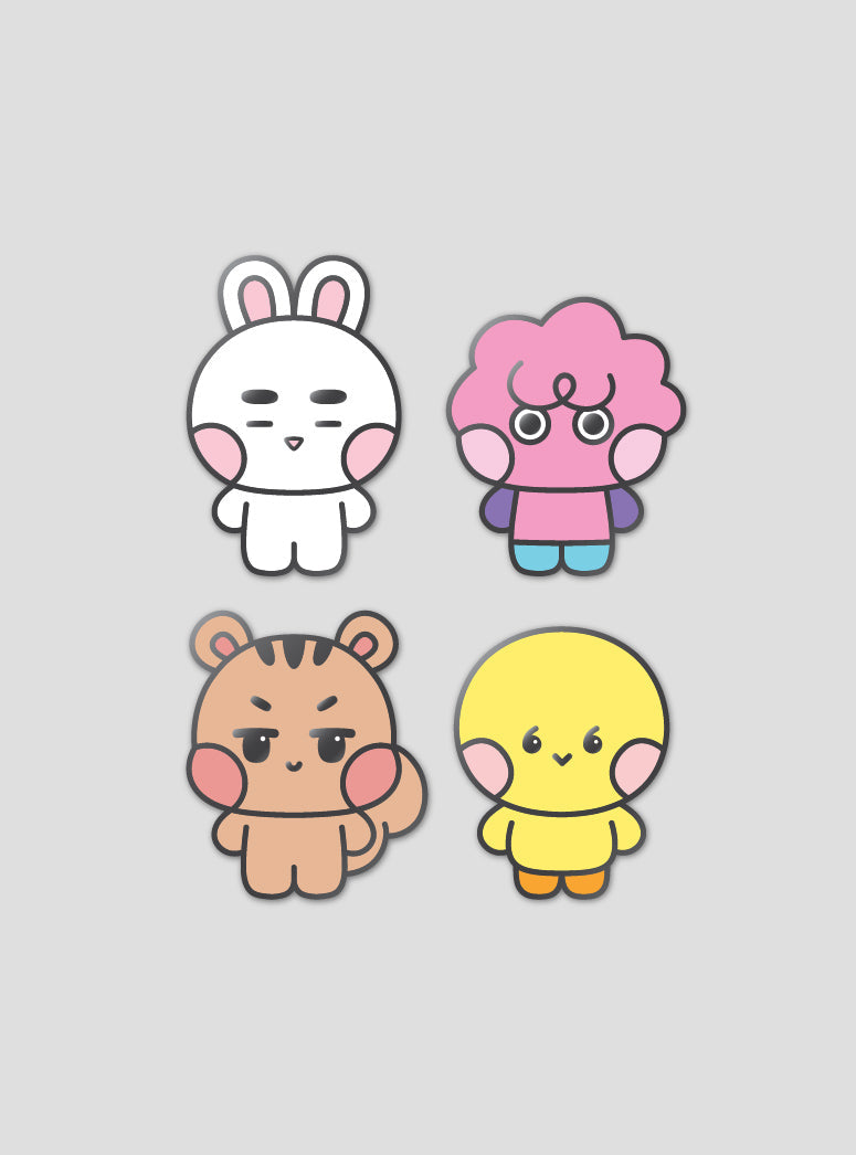 RANDOM CHARACTER BADGE - SHINee WORLD Ⅵ [PERFECT ILLUMINATION : SHINee’S BACK] MD