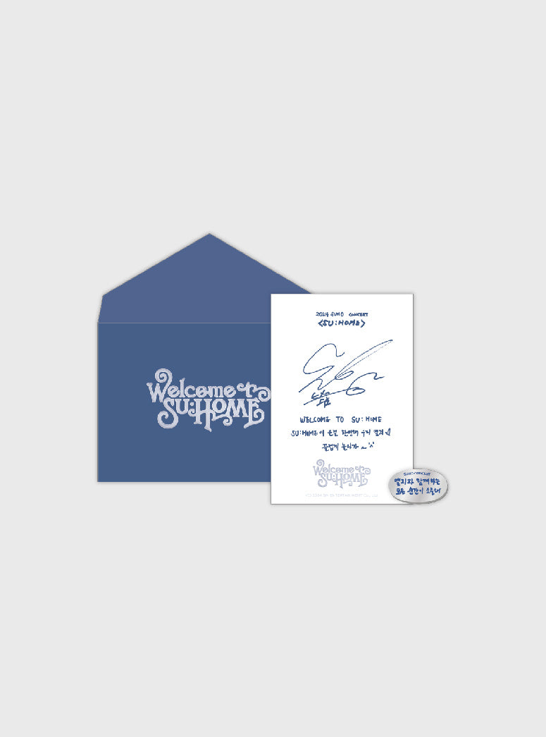 INVITATION + BADGE SET - 2024 SUHO CONCERT 'SU : HOME' MD
