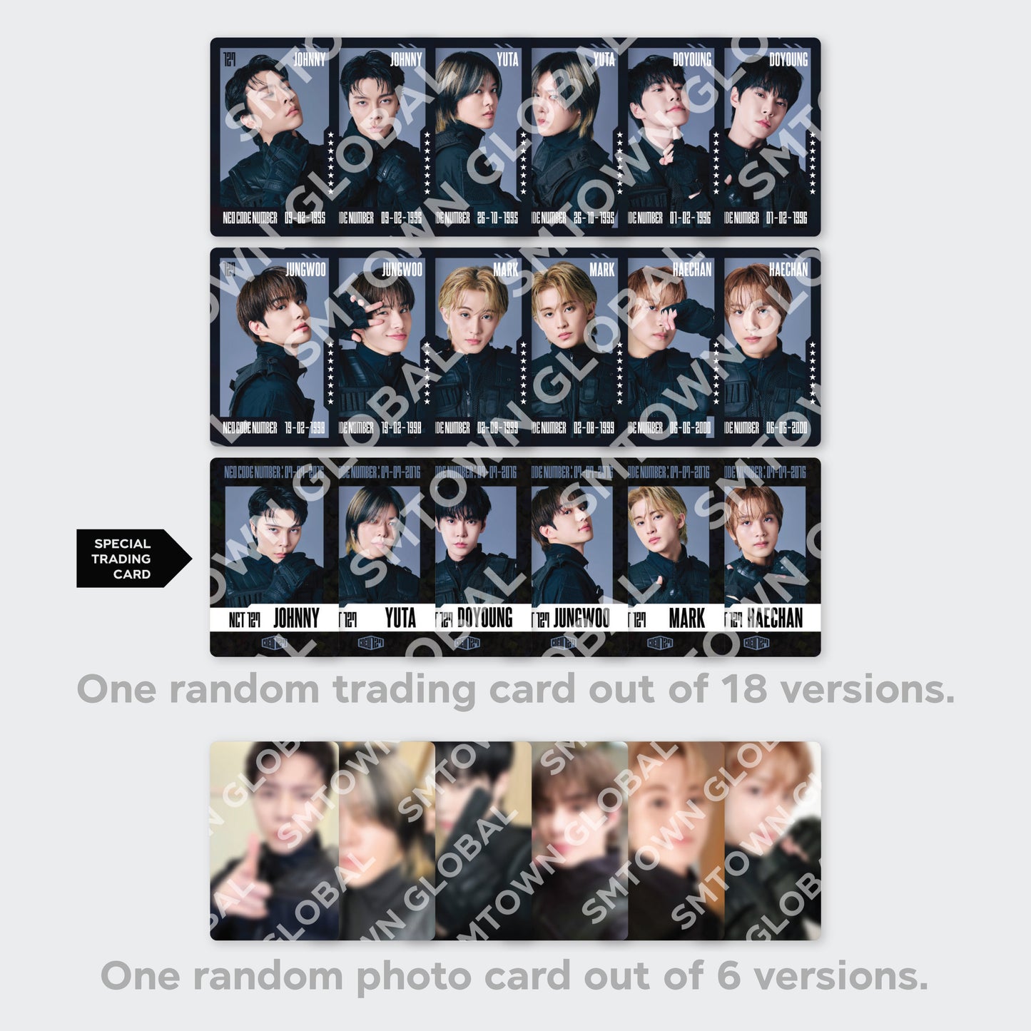 RANDOM TRADING CARD SET - NCT 127 4TH TOUR 'NEO CITY  SEOUL - THE MOMENTUM' MD