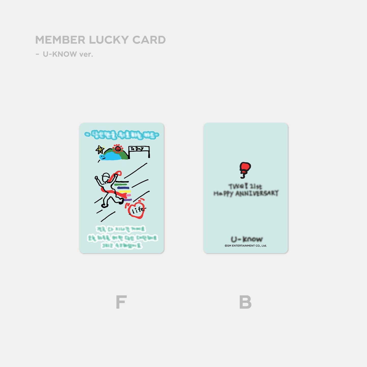 LUCKY CARD SET - TVXQ! 21st Anniversary MD