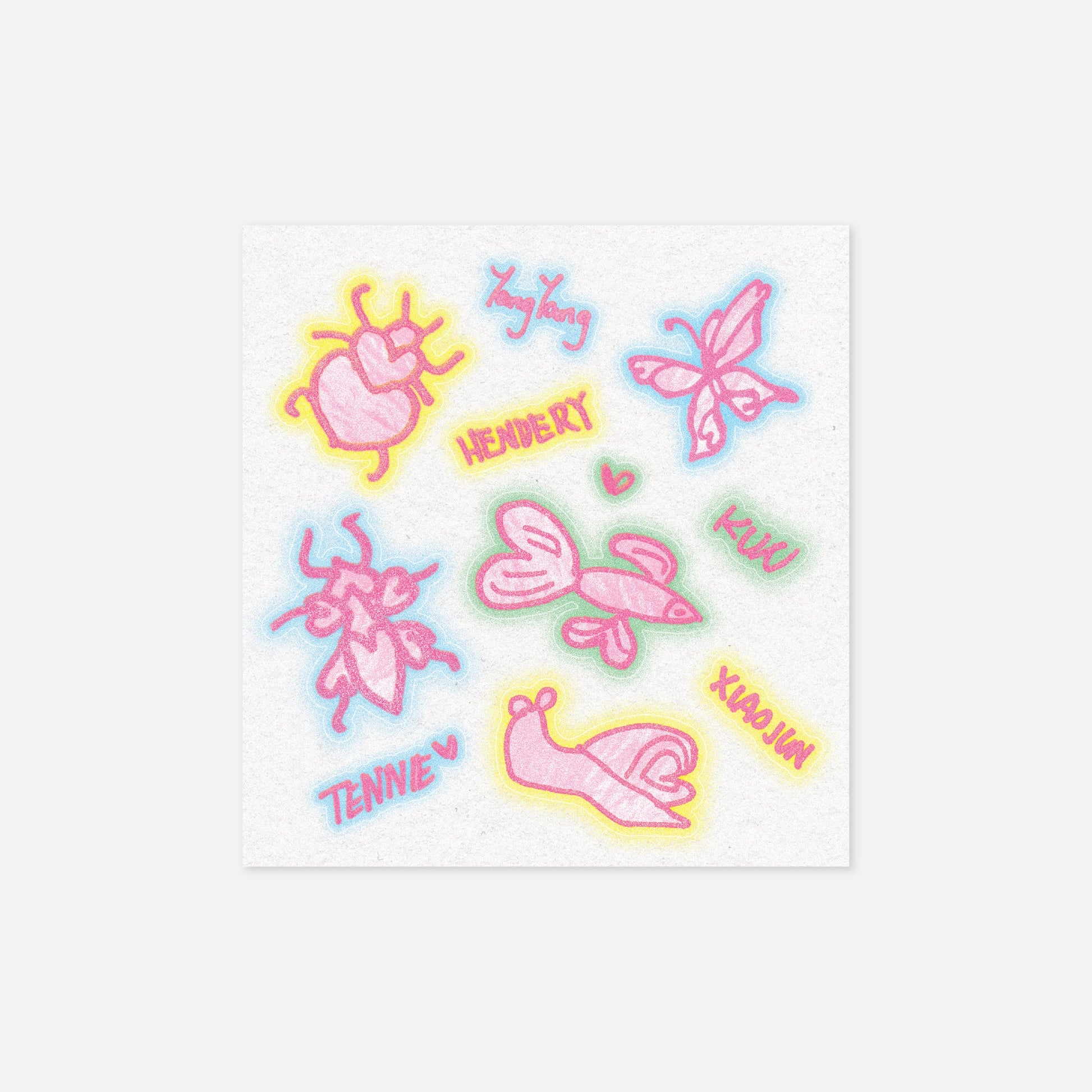 HAND DRAWING STICKER SET - WayV 'Give Me That - The 5th Mini Album' MD