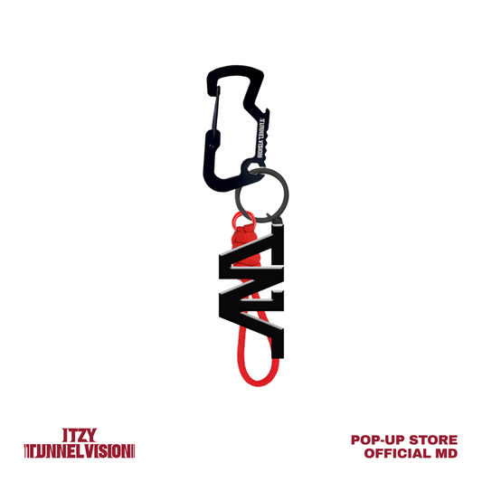 METAL CARABINER KEYRING - TUNNEL VISION