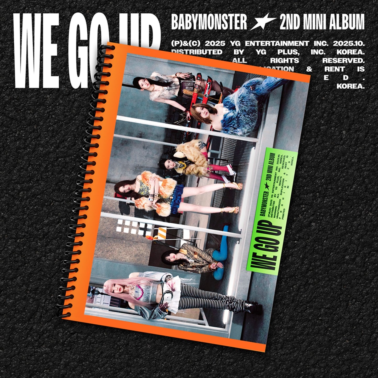 BABYMONSTER 2nd MINI ALBUM [WE GO UP] GO Ver. - YG SELECT