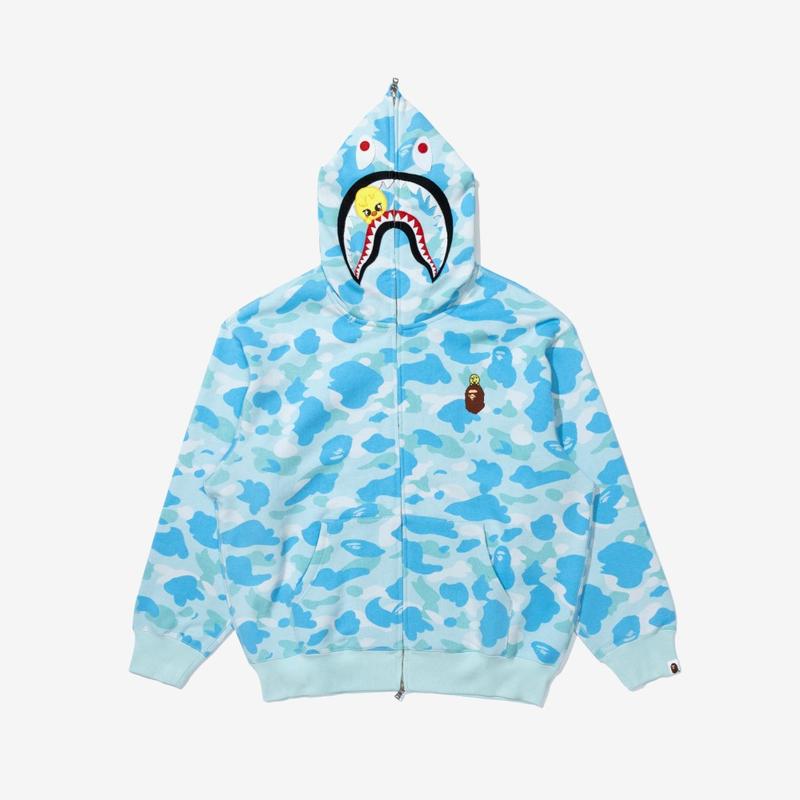 BAPE X Stray Kids BbokAri SHARK FULL ZIP HOODIE M (Felix)