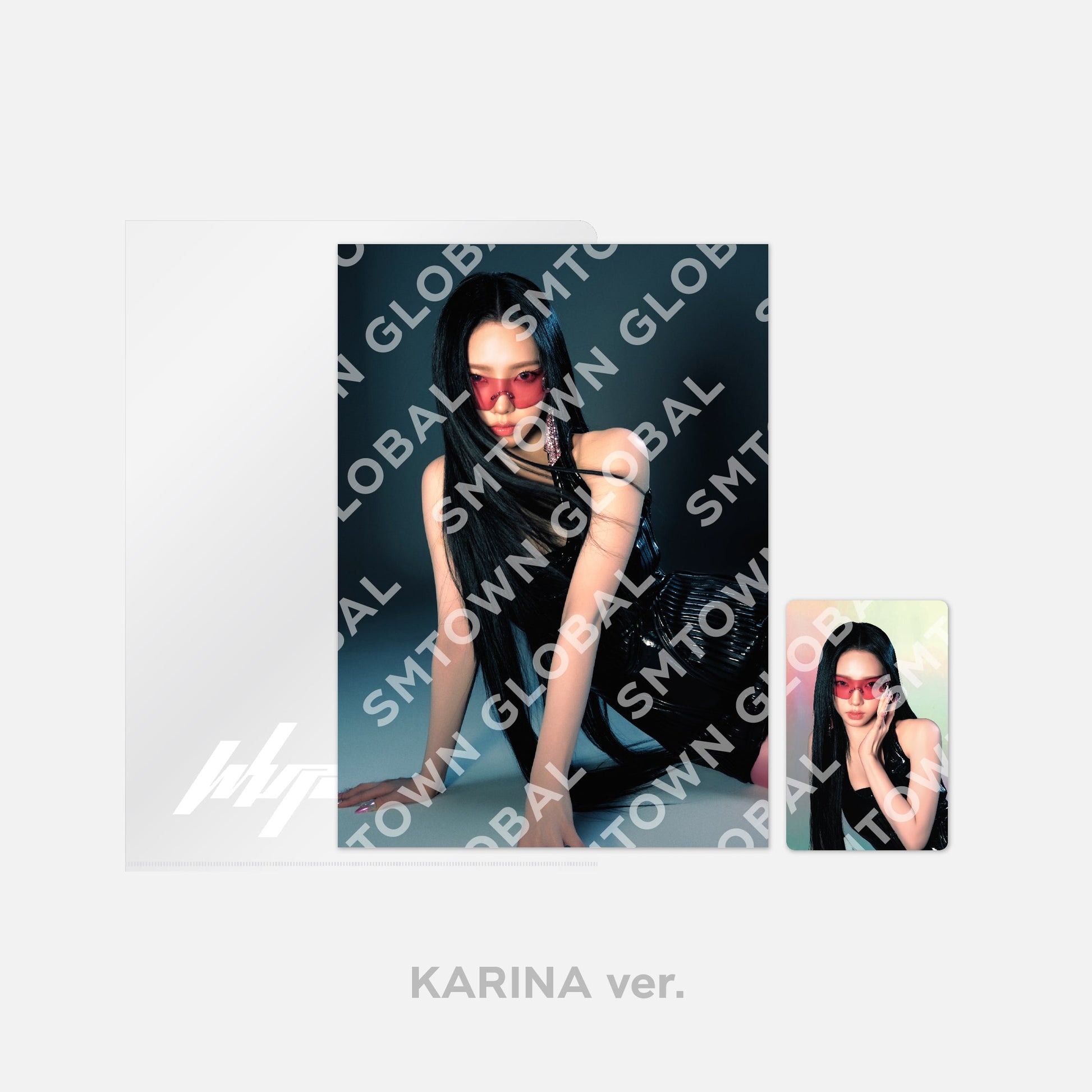 POSTCARD + HOLOGRAM PHOTO CARD SET - aespa WEEK - #Whiplash_mood POP-UP MD