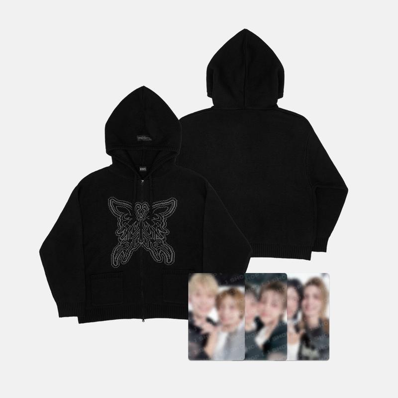 KNIT HOOD ZIP-UP - Beautiful Mind FINALE