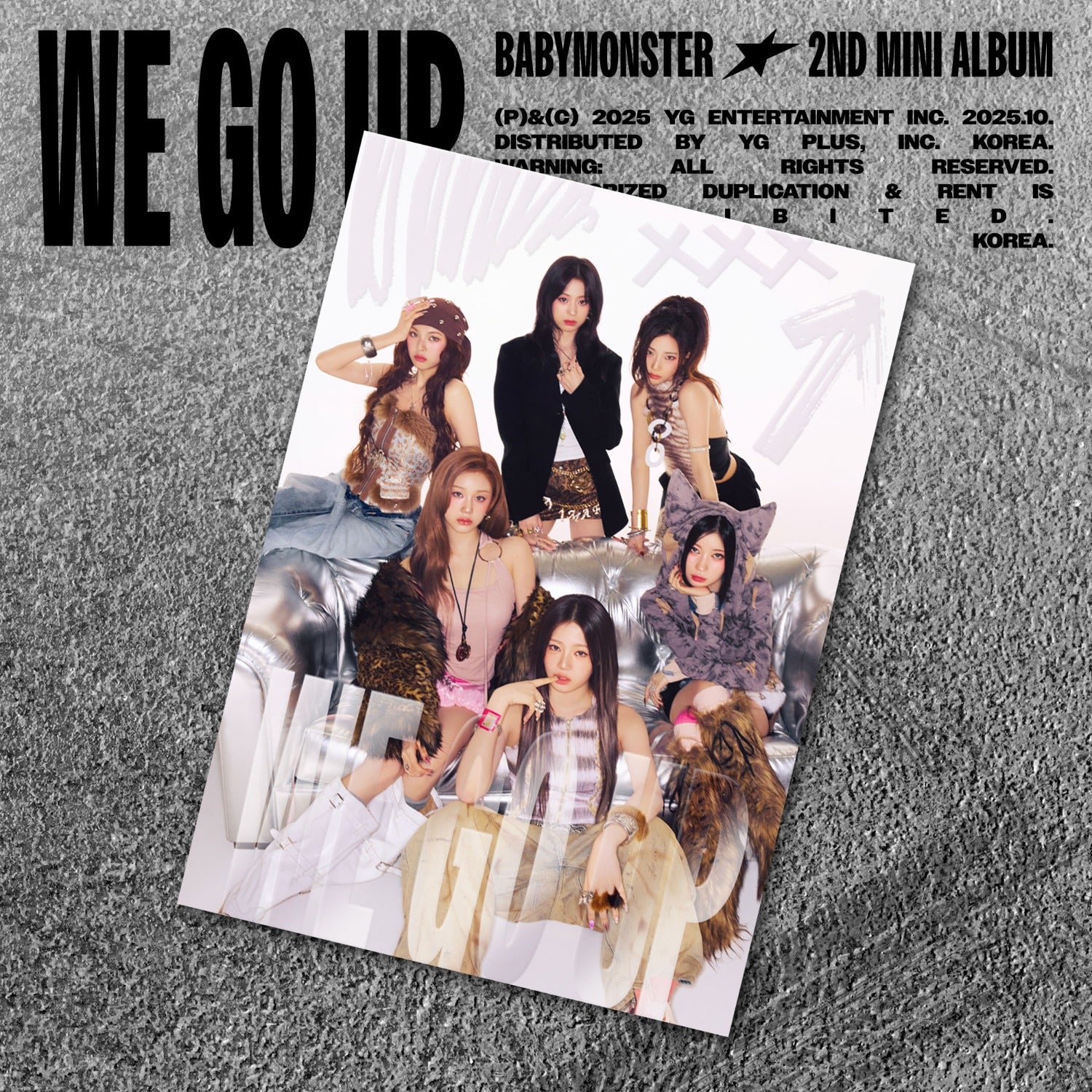 BABYMONSTER 2nd MINI ALBUM [WE GO UP] POSTCARD Ver. - YG SELECT