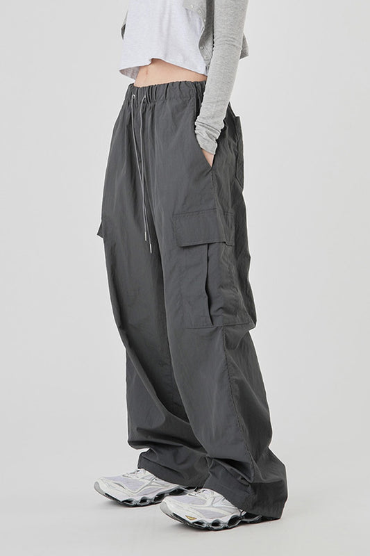 Daily Loose Fit Cargo Banding Pants