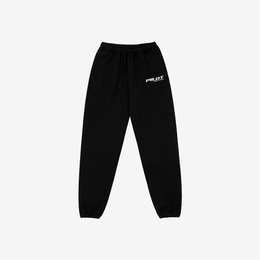 JOGGER PANTS BLACK - 'PILOT : FOR ★★★★★'