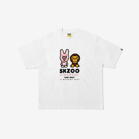 BAPE X Stray Kids DWAEKKI BABY MILO TEE M (Changbin) - BAPE X Stray Kids