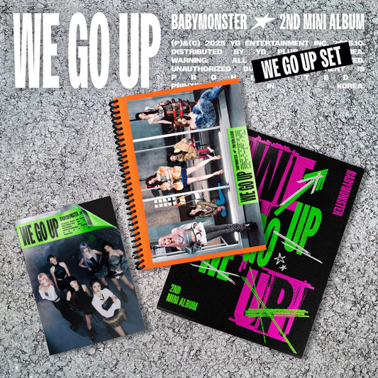 (3종 SET) BABYMONSTER 2nd MINI ALBUM [WE GO UP] WE GO UP Ver. - YG SELECT