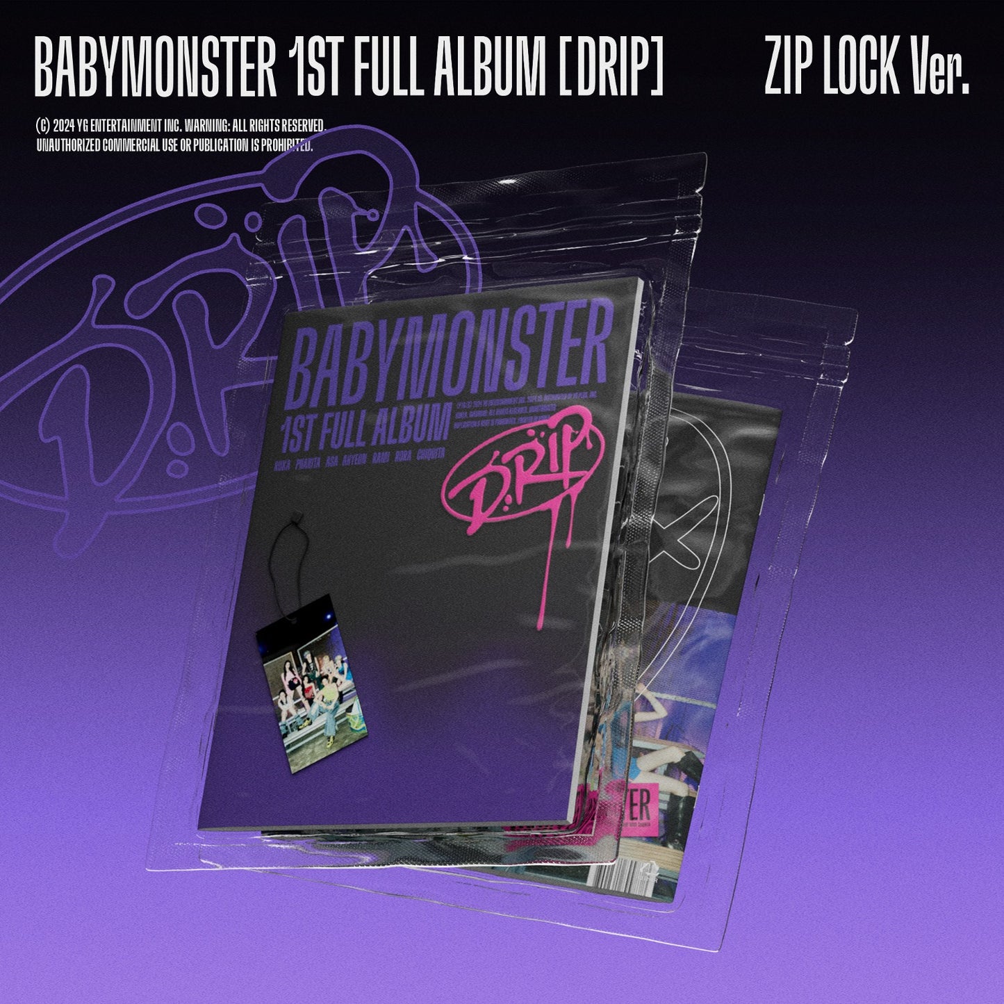 BABYMONSTER 1st FULL ALBUM [DRIP] ZIP LOCK Ver. - YG SELECT