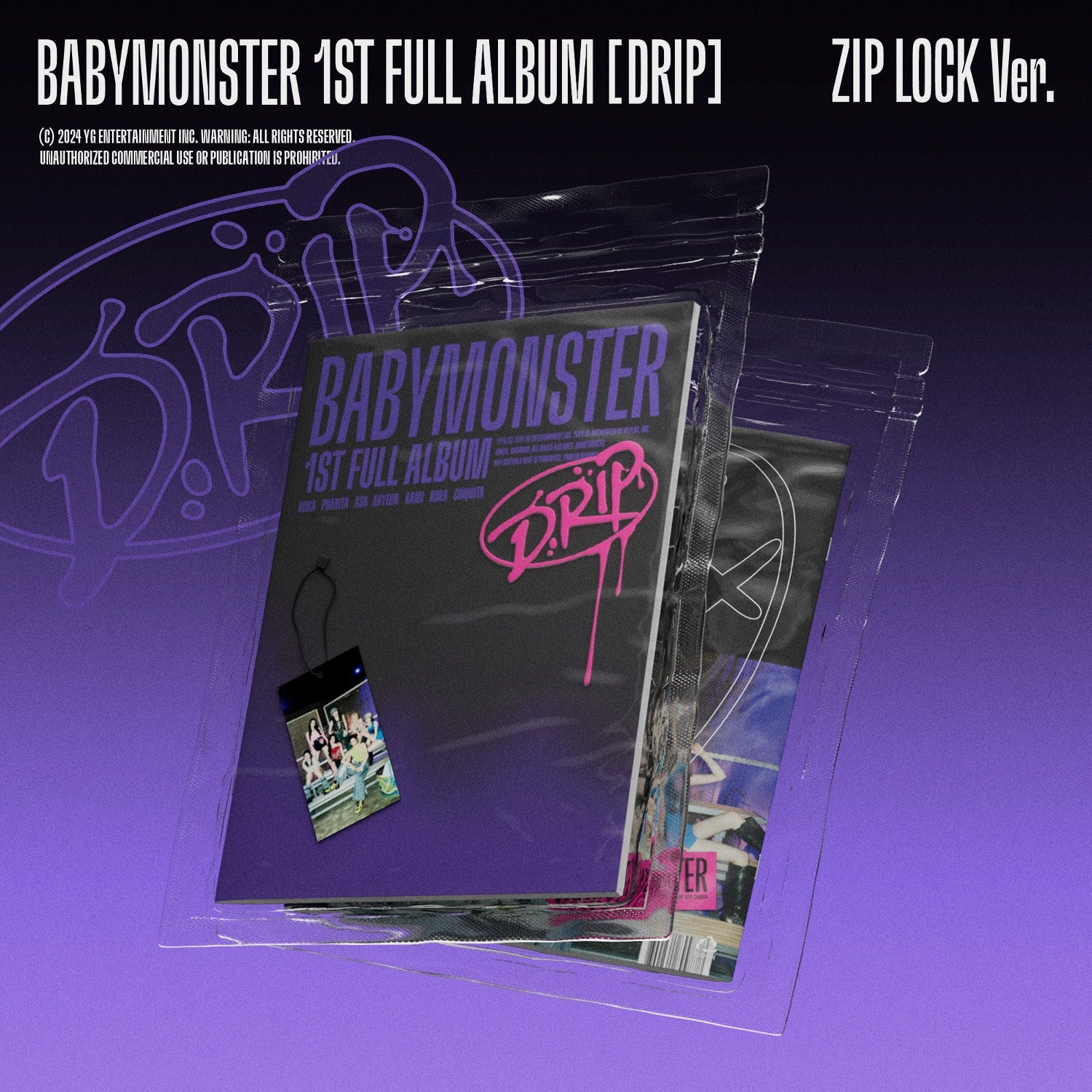 BABYMONSTER 1st FULL ALBUM [DRIP] ZIP LOCK Ver. - YG SELECT