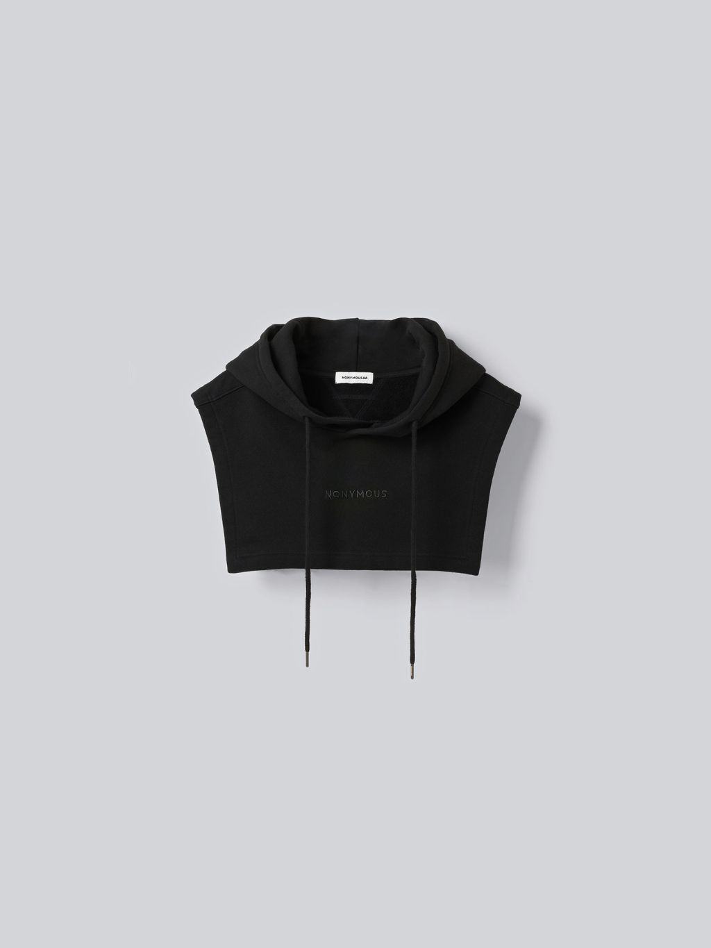 25FW_NONYMOUS AA FADING HOOD CAPE - BLACK (ABNAHC0010BK)BEST