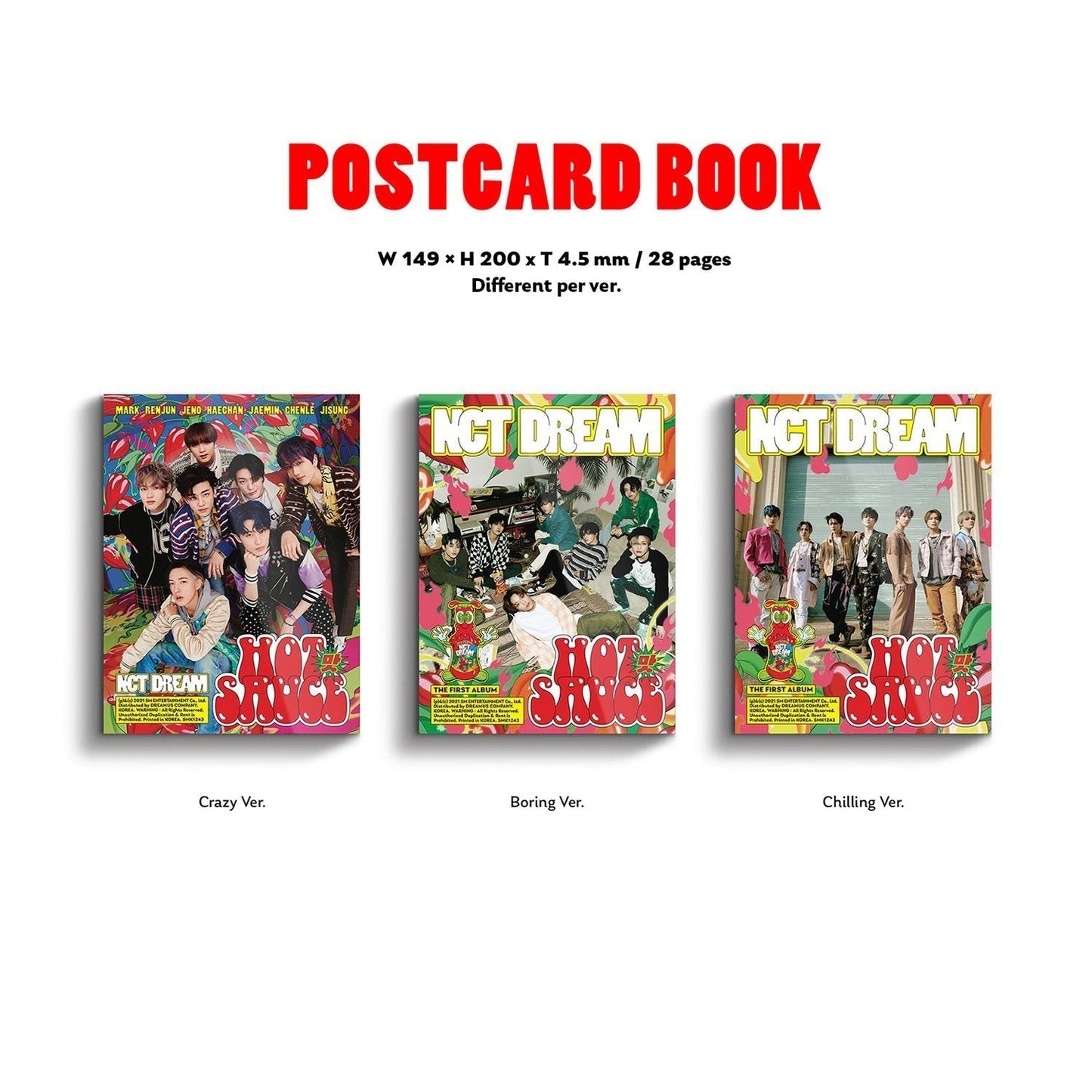 The 1st Album ‘맛 (Hot Sauce)’ (Photo Book Ver.) (Boring Ver.)