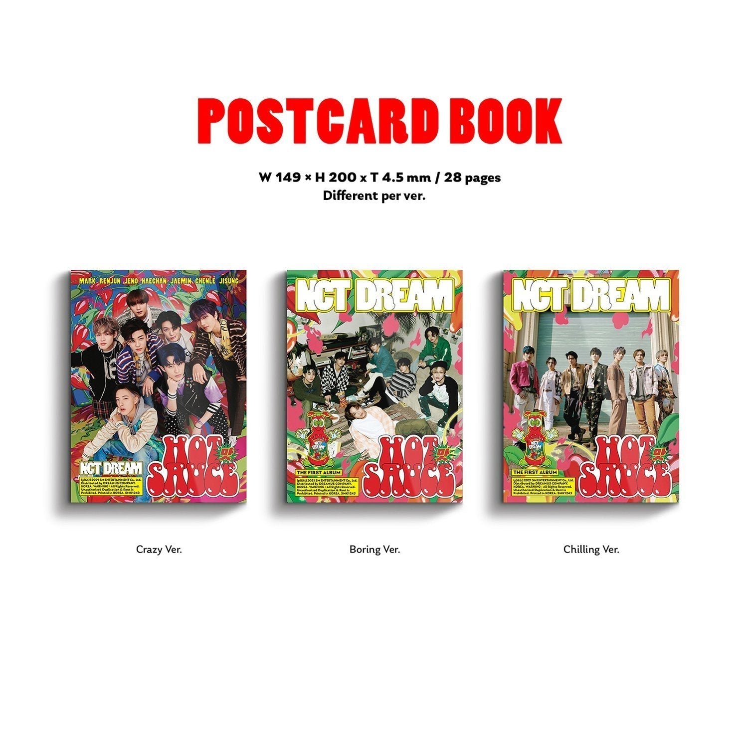 The 1st Album ‘맛 (Hot Sauce)’ (Photo Book Ver.) (Boring Ver.)