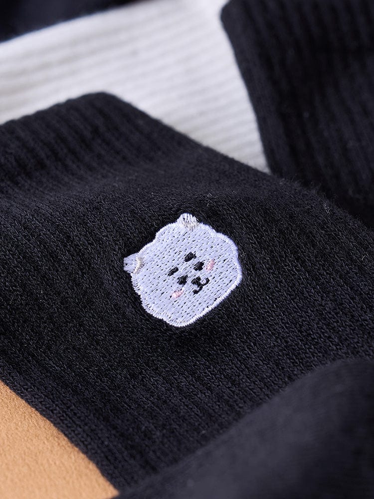 BT21 RJ Basic Daily Embroidery Socks
