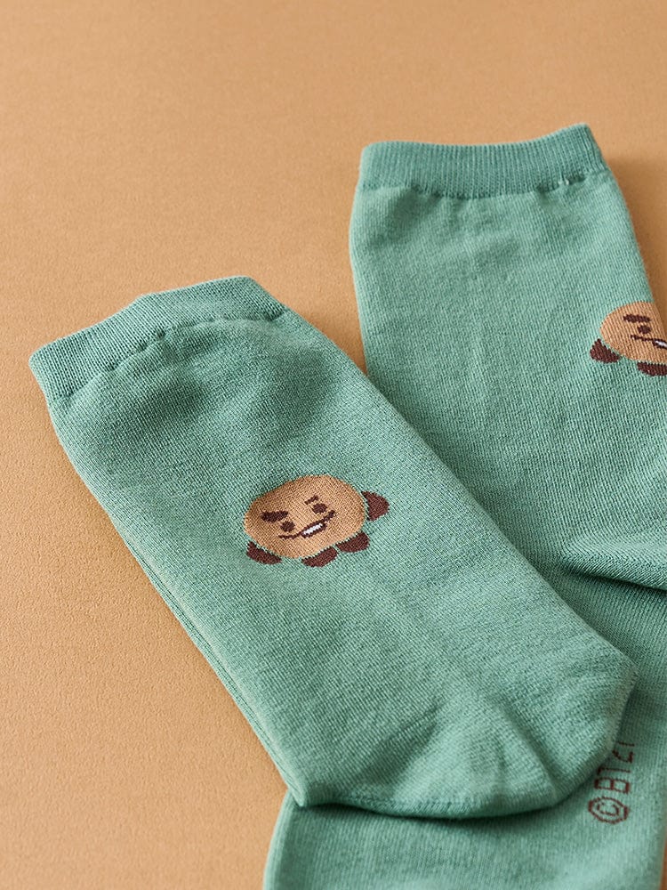 BT21 SHOOKY Basic Daily Jacquard Socks