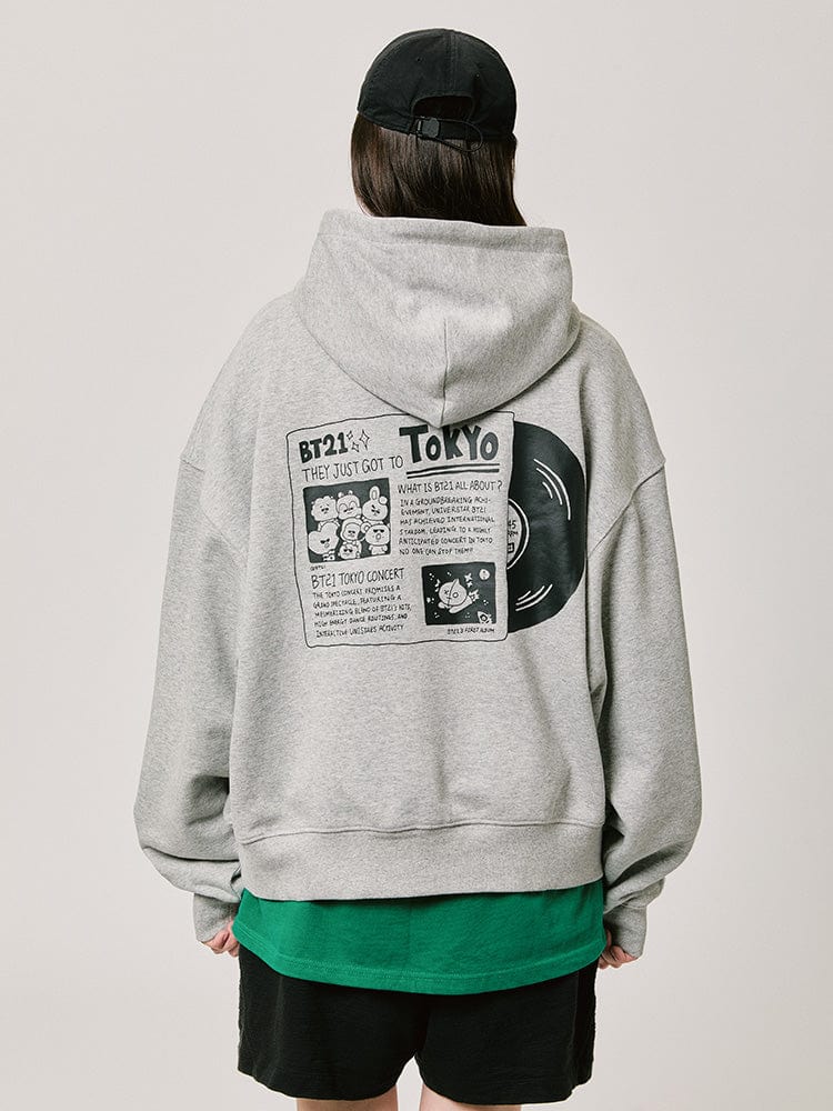 BT21 CITY EDITION Hoodie 2024 F/W (Tokyo Gray)