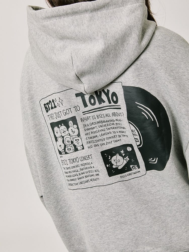 BT21 CITY EDITION Hoodie 2024 F/W (Tokyo Gray)