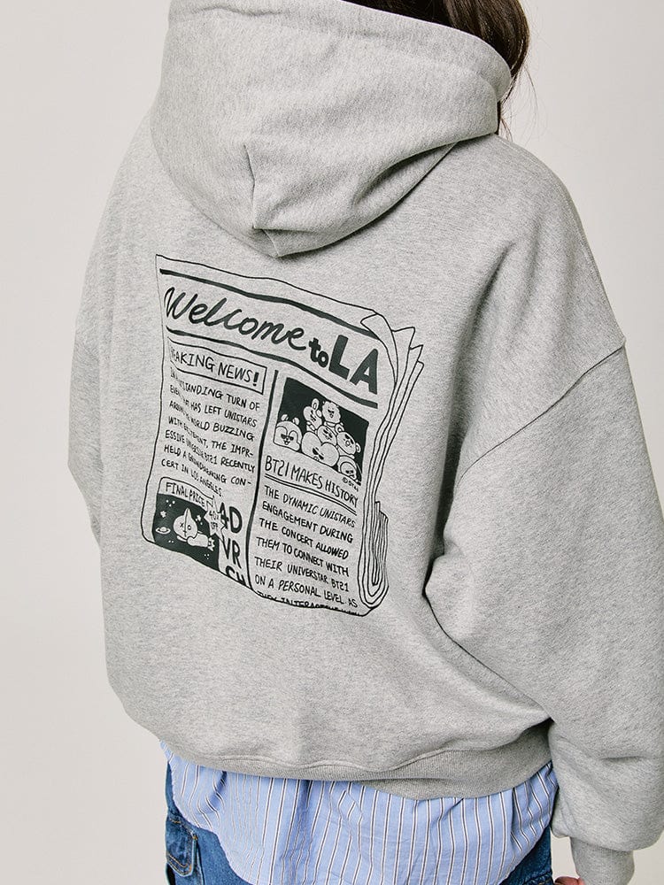 BT21 CITY EDITION Hoodie 2024 F/W (LA Gray)