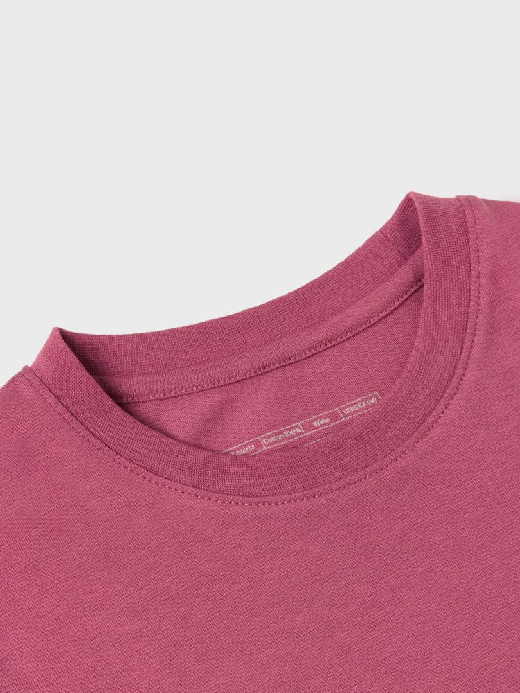 BT21 COOKY BASIC Short Sleeve T-shirt Indian Pink