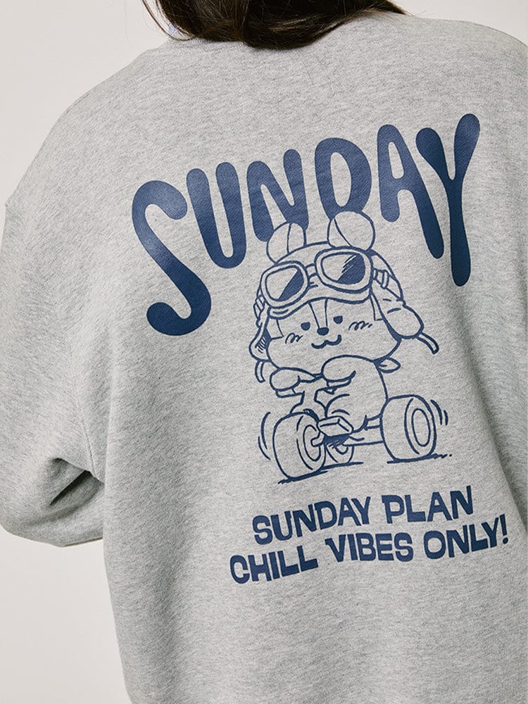 BT21 MANG BASIC Sweatshirt 2024 F/W (Gray)