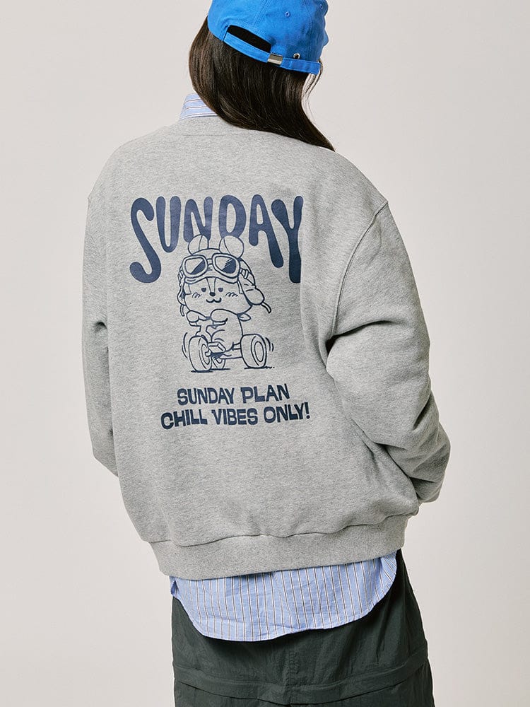 BT21 MANG BASIC Sweatshirt 2024 F/W (Gray)