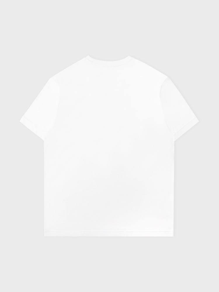 BT21 MANG BASIC Street Short Sleeve T-shirt White