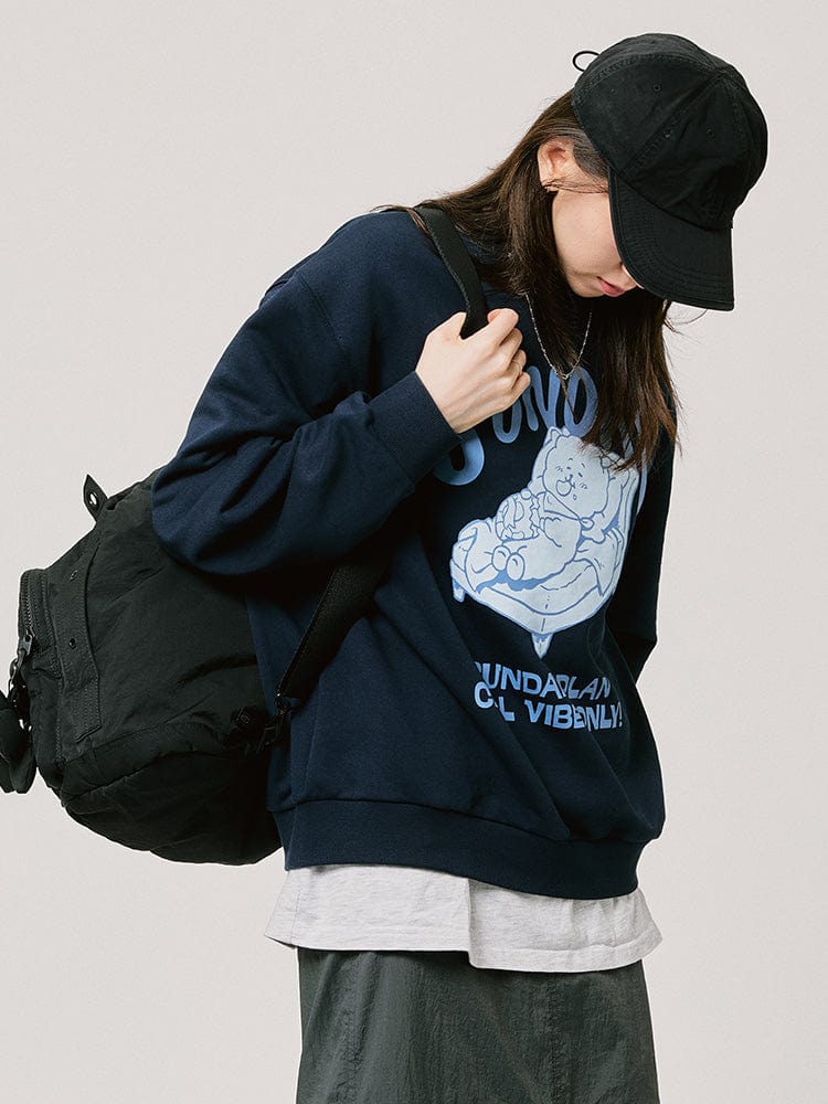 BT21 RJ BASIC Sweatshirt 2024 F/W (Navy)