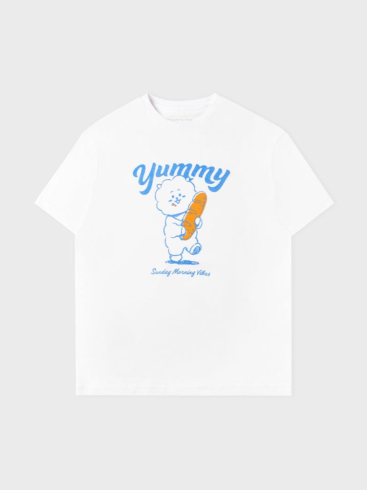 BT21 RJ BASIC Short Sleeve T-Shirt White