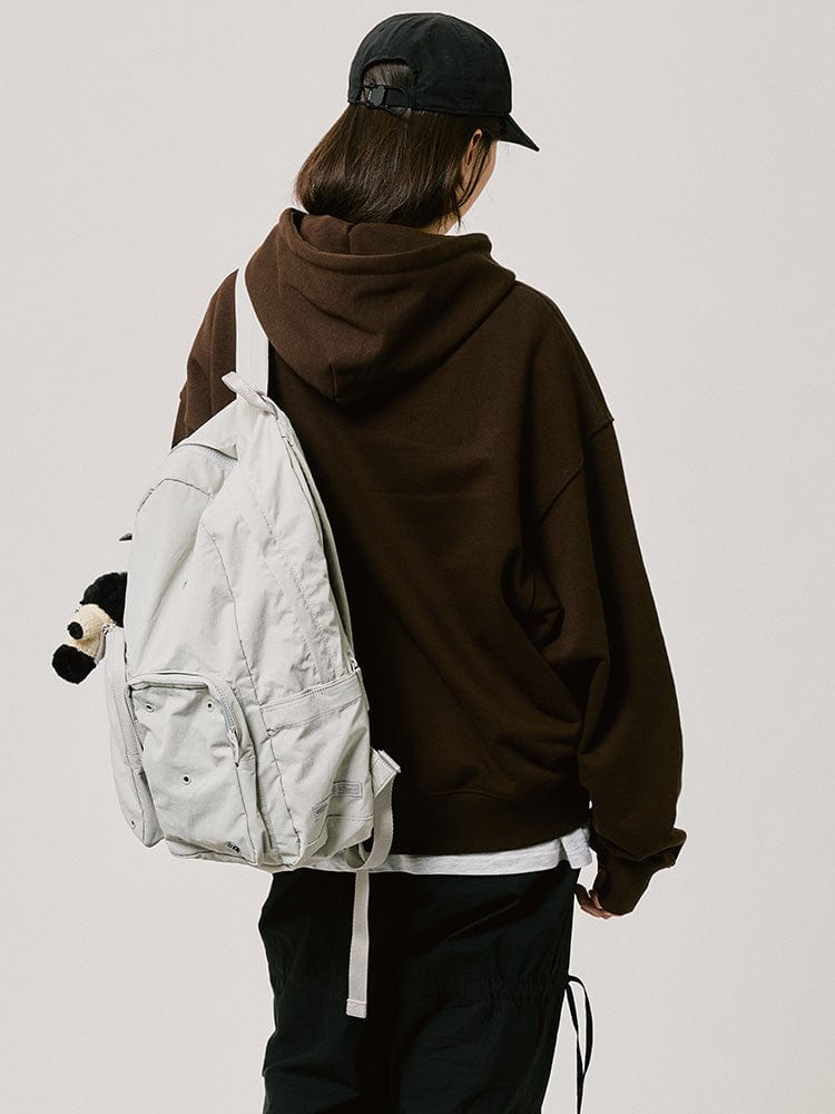 BT21 SHOOKY BASIC Hoodie Zip-Up 2024 F/W (Brown)
