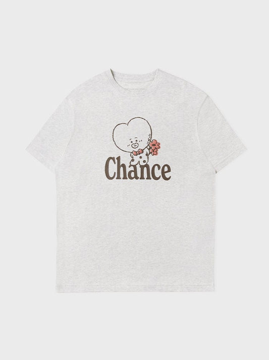 BT21 TATA BASIC Short Sleeve T-shirt Oatmeal