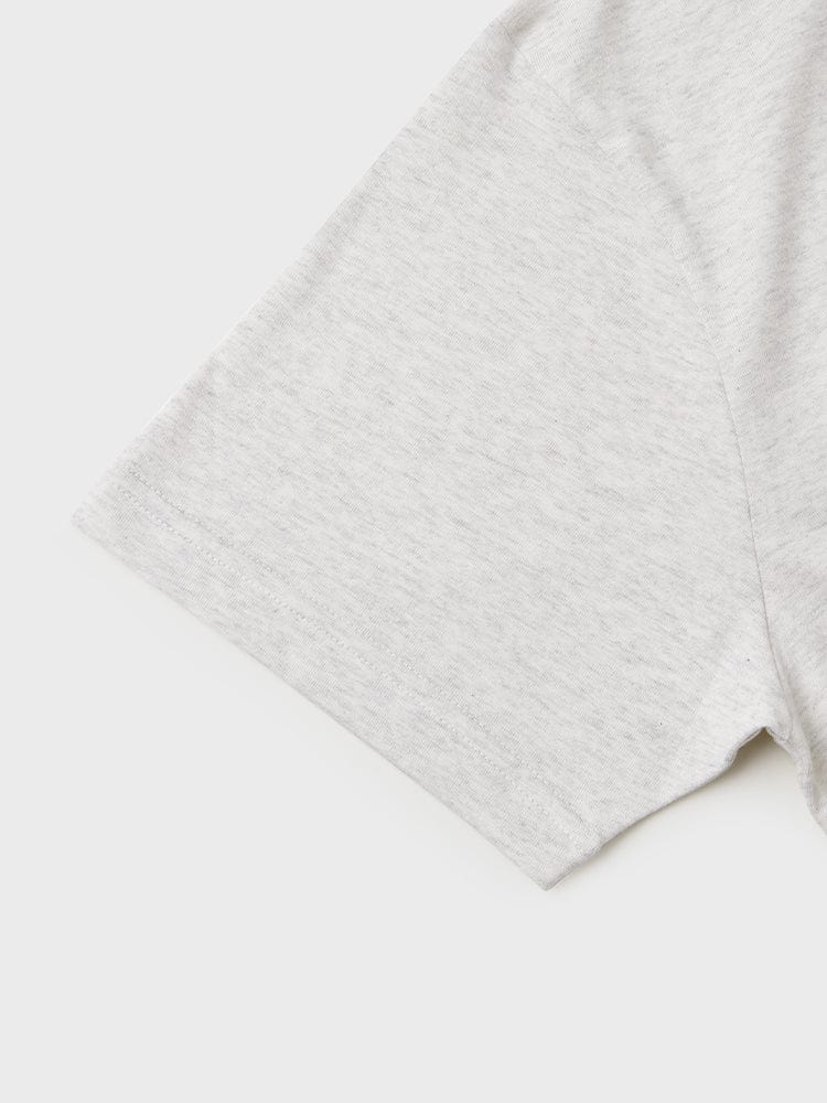 BT21 TATA BASIC Short Sleeve T-shirt Oatmeal